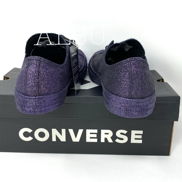 Converse Chuck Taylor All Star Purple Black Women - Picture 2 of 9